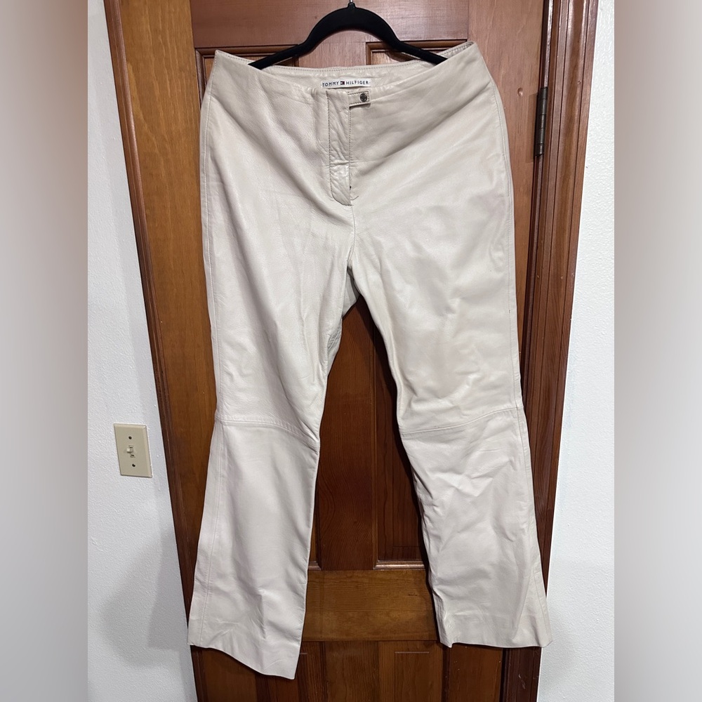 Tommy Hilfiger Leather Pant Women